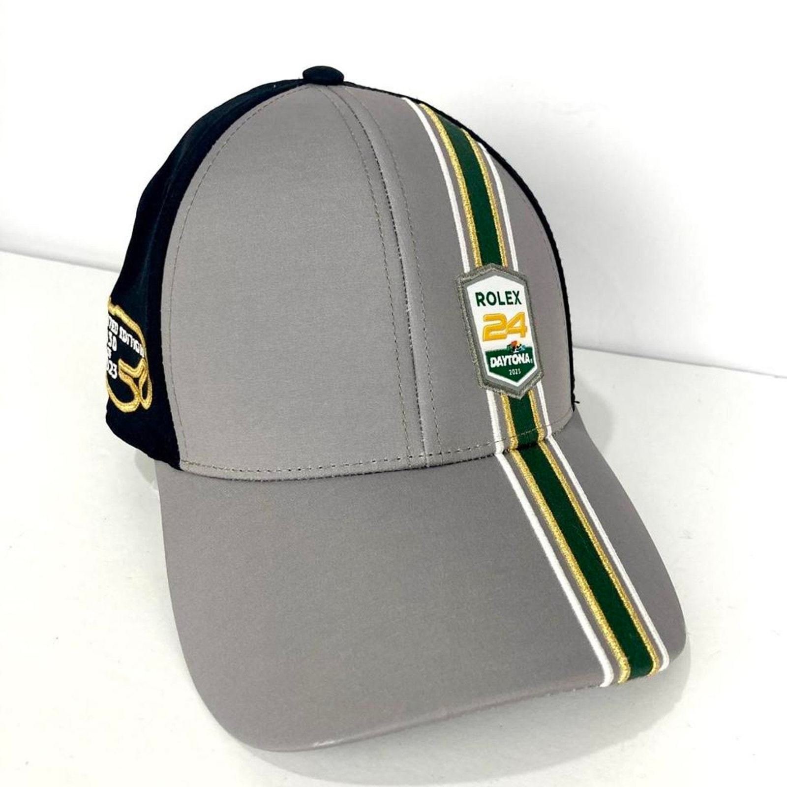 Rolex 24 Daytona International Speedway 2023 Adult Hat Black Gray Nascar Rolex 24 Daytona International Speedway 2023 Adult Hat Black Gray Nascar